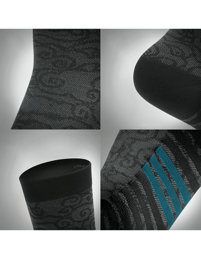 Rockbros 490025001 ROAD TO SKY Cycling Socks 39-42 cm - Black