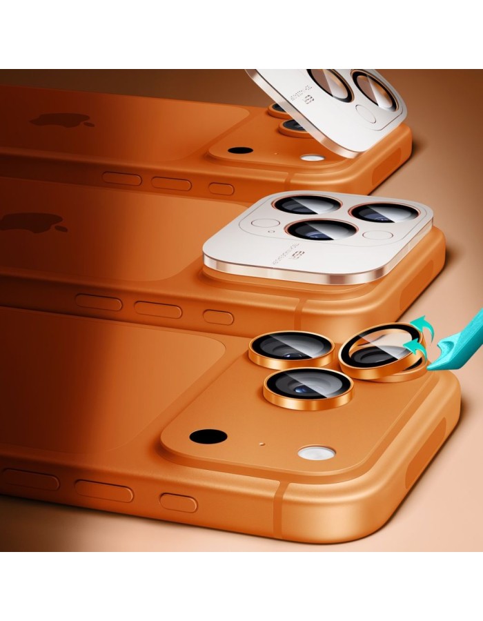 ESR Armorite Camera Lens Glass for iPhone 17 Pro / Max / 15 Pro / Max / 16 Pro / Max / 17 Pro / Max - Orange