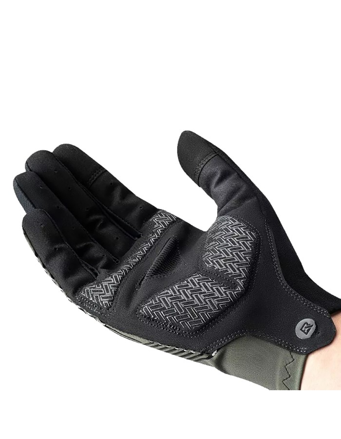 Rockbros 16110006002 shock-absorbing cycling gloves size M - green and black