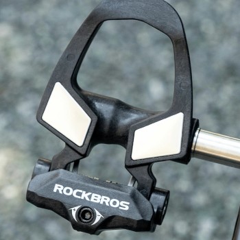 Rockbros RD9 SPD Carbon Fiber and Titanium Alloy Pedal Cleats - Black