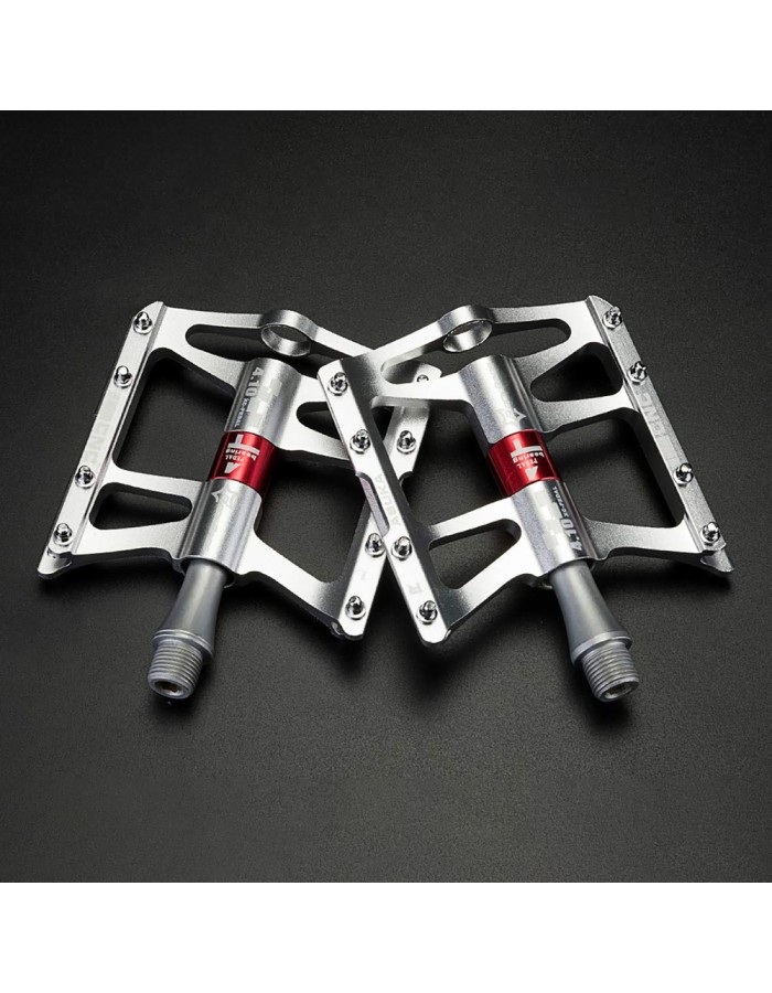 Rockbros JT410 4.10 4 Bearing Bicycle Pedals - Silver