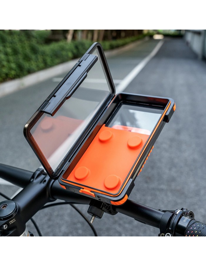 Rockbros HW-87 Magnetic Waterproof Phone Holder - Black Rockbros HW-87 Magnetic Waterproof Phone Holder - Black