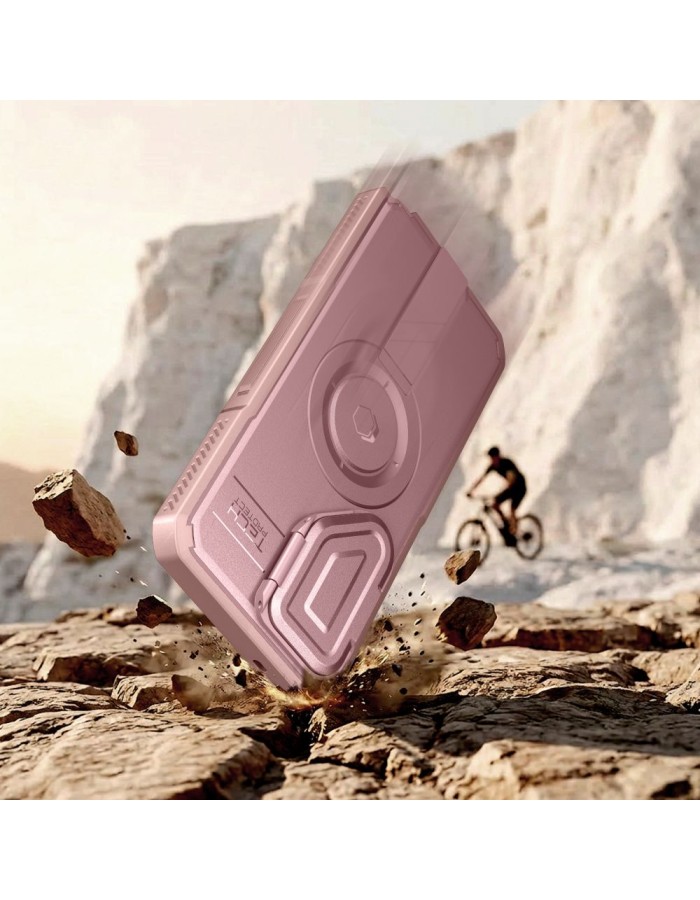 Tech-Protect Kevlar MagSafe 2-Set Case for Samsung Galaxy S26 Ultra - Pink Tech-Protect Kevlar MagSafe 2-Set Case for Samsung Galaxy S26 Ultra - Pink