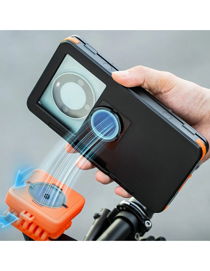 Rockbros HW-87 Magnetic Waterproof Phone Holder - Black Rockbros HW-87 Magnetic Waterproof Phone Holder - Black