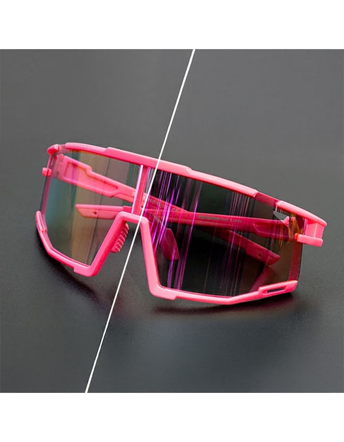 Rockbros SP258 ROAD TO SKY photochromic cycling glasses - pink Rockbros SP258 ROAD TO SKY photochromic cycling glasses - pink