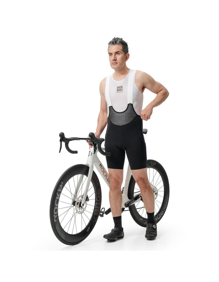 Rockbros TLDK001-1 ROAD TO SKY Men&amp;#39;s Cycling Shorts with Pad Size L - Black