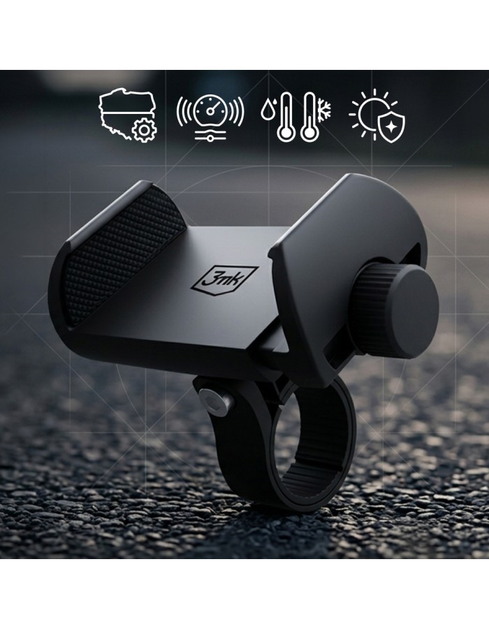 3mk BikeGrip Bike Phone Holder - Black