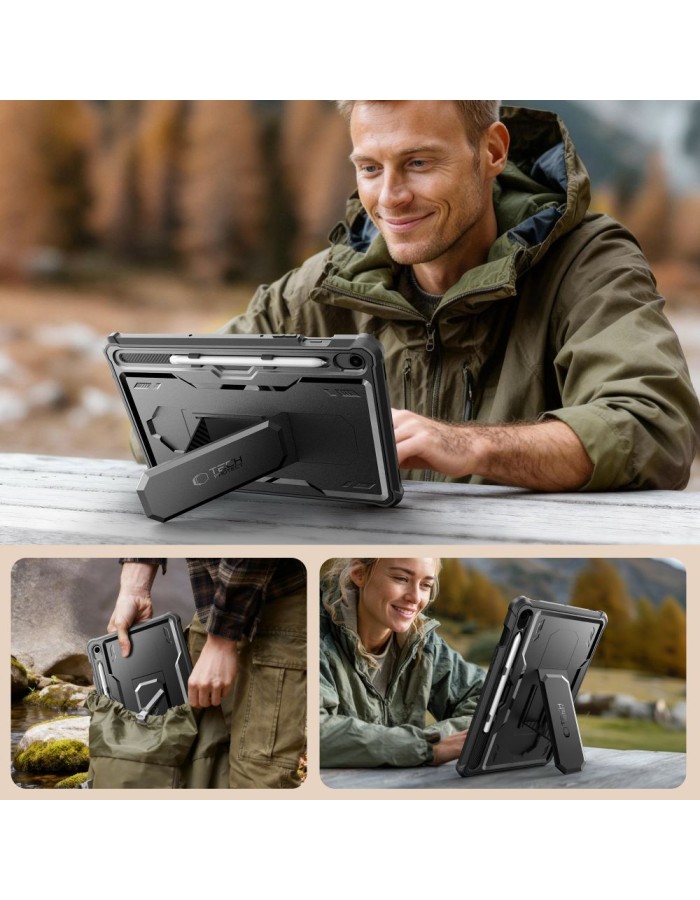 Tech-Protect Kevlar Pro Case for Samsung Galaxy Tab S9 - Black Tech-Protect Kevlar Pro Case for Samsung Galaxy Tab S9 - Black