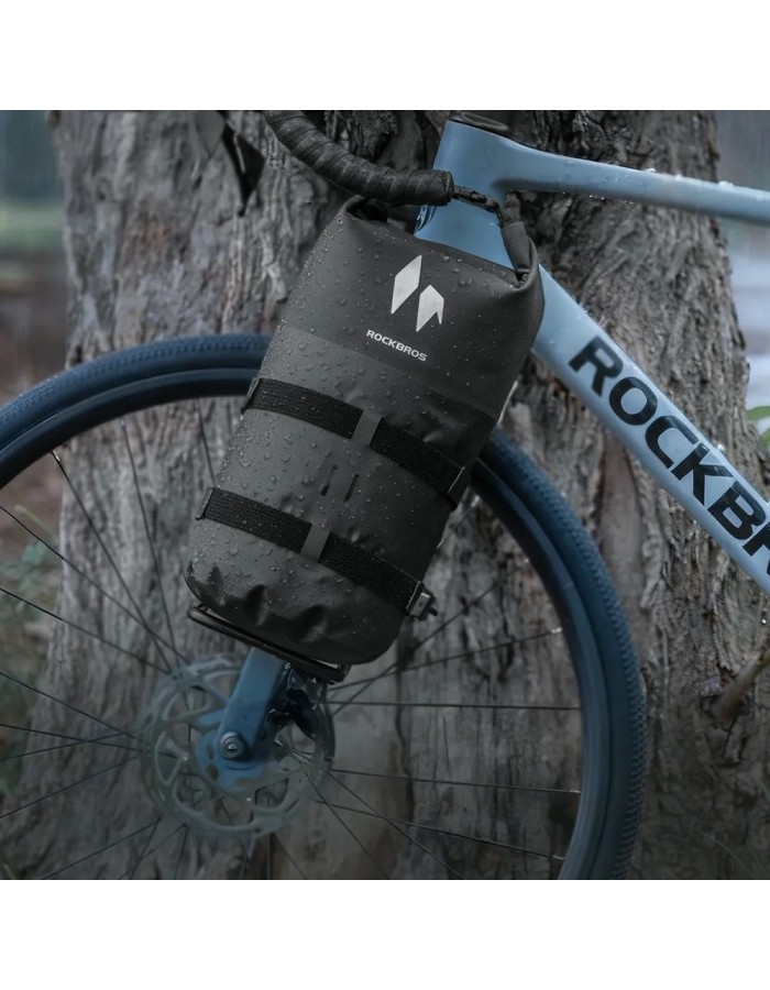 Rockbros AS-156 7l Fork Bag Waterproof Pannier - Black Rockbros AS-156 7l Fork Bag Waterproof Pannier - Black