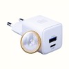 3mk Hyper GaN Charger 20W QC4+ PD PPS USB-C USB-A Wall Charger - White