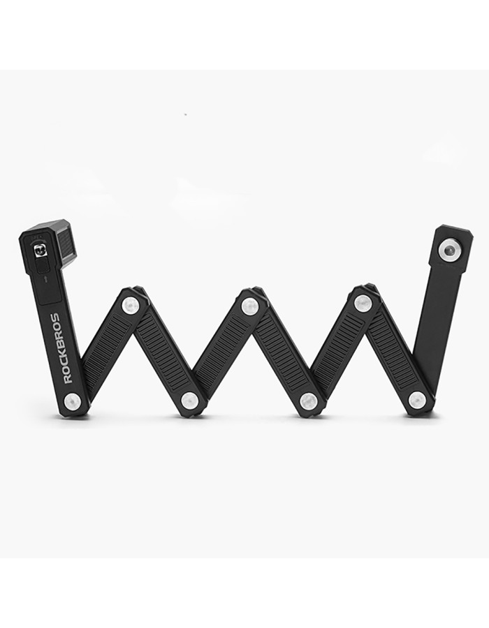 Rockbros LKXR2010 Folding Bike Lock with Key - Black