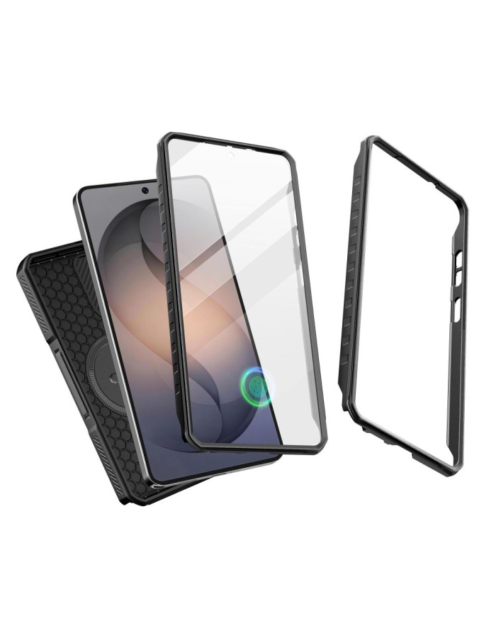 Tech-Protect Kevlar MagSafe 2-Set Case for Samsung Galaxy S26 Ultra - Black Tech-Protect Kevlar MagSafe 2-Set Case for Samsung Galaxy S26 Ultra - Black