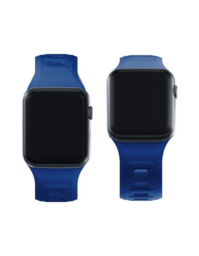 3mk Silicone Watch Strap for Apple Watch 38 / 40 / 41 mm - blue