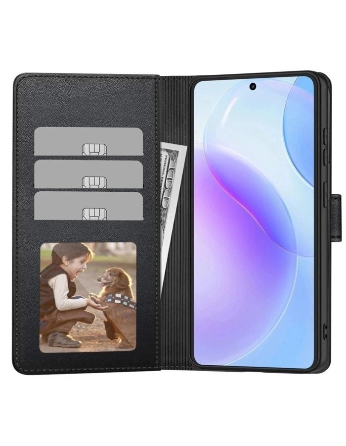 Tech-Protect Wallet Case for Xiaomi 17T Pro - Black Tech-Protect Wallet Case for Xiaomi 17T Pro - Black
