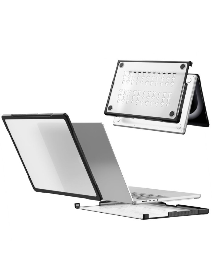 Tech-Protect Velar Case for MacBook Pro 14" 2021 / 2023 / 2025 / 2026 - Transparent Black Tech-Protect Velar Case for MacBook Pro 14" 2021 / 2023 / 2025 / 2026 - Transparent Black