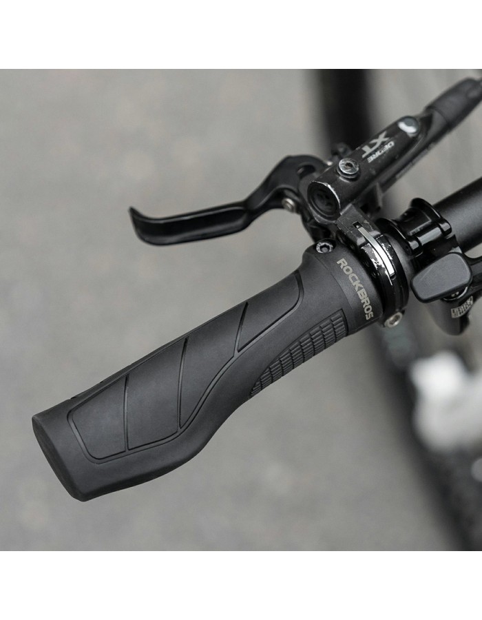 Rockbros G326PL Bicycle Grips - Black Rockbros G326PL Bicycle Grips - Black