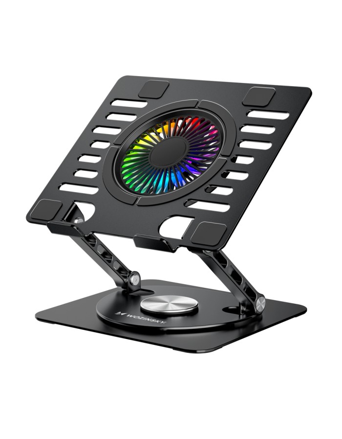 Wozinsky WDCX-X16-AS CoolBase RGB 360° Cooling Stand for Laptop and Tablet - Black Wozinsky WDCX-X16-AS CoolBase RGB 360° Cooling Stand for Laptop and Tablet - Black