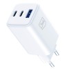 USB-C USB-A 3mk Hyper GaN PD Charger 65W™ - White