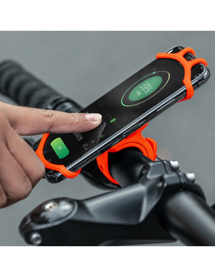 Rockbros LF436 Handlebar Clamp Phone Holder - Orange
