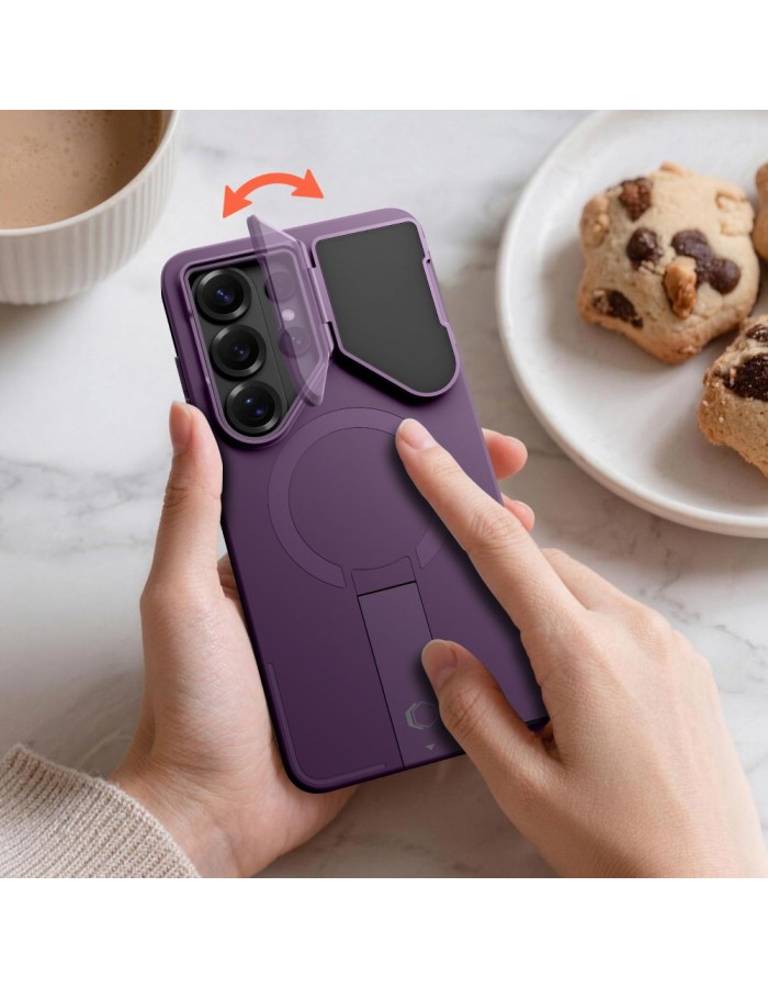 Tech-Protect Kevlar Aura MagSafe Case for Samsung Galaxy S26 Ultra - Purple Tech-Protect Kevlar Aura MagSafe Case for Samsung Galaxy S26 Ultra - Purple