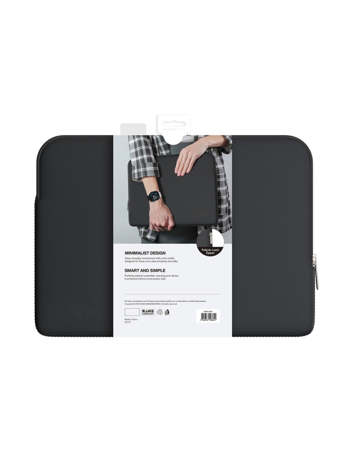 AmazingThing Minimal BasicBag Laptop Bag for MacBook Neo 13" - Black AmazingThing Minimal BasicBag Laptop Bag for MacBook Neo 13" - Black