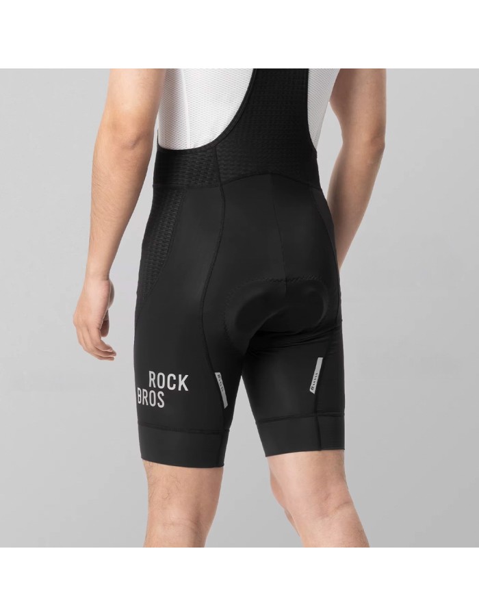 Rockbros YDDK009 Men's Cycling Bib Shorts with Pad Size M - Black Rockbros YDDK009 Men's Cycling Bib Shorts with Pad Size M - Black
