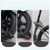 Rockbros RKS507 bicycle lock with 5-digit code, steel cable, 180 cm - black Rockbros RKS507 bicycle lock with 5-digit code, steel cable, 180 cm - black