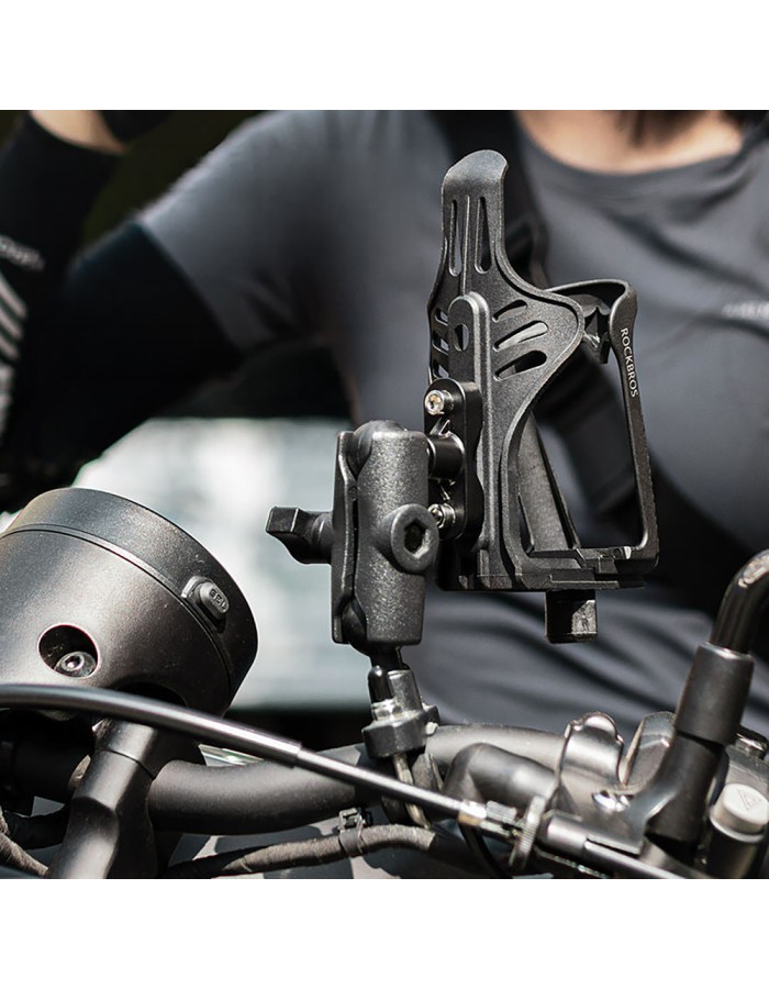 Rockbros 2-3D Adjustable Bottle Holder for Bikes and Motorcycles - Black Rockbros 2-3D Adjustable Bottle Holder for Bikes and Motorcycles - Black