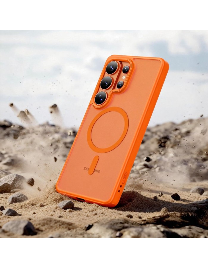 Tech-Protect Magmat MagSafe Case for Samsung Galaxy S26 Ultra - Orange Matte Tech-Protect Magmat MagSafe Case for Samsung Galaxy S26 Ultra - Orange Matte