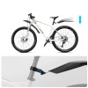 Rockbros FK-880 front and rear bicycle fenders for 24" bikes - black Rockbros FK-880 front and rear bicycle fenders for 24" bikes - black
