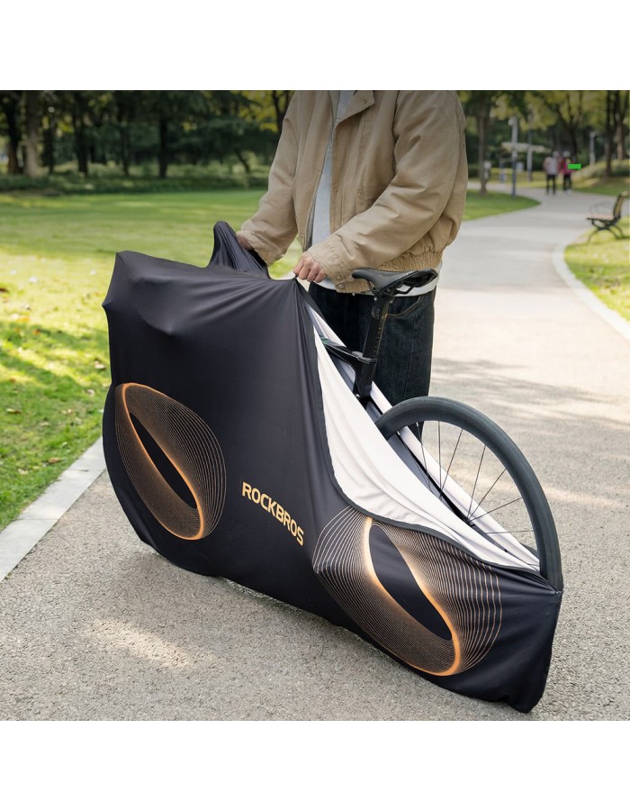 Rockbros D97 Elastic Cover for 24"-29" Electric Gravel Mountain Bikes and 700C Road Bikes - Black Rockbros D97 Elastic Cover for 24"-29" Electric Gravel Mountain Bikes and 700C Road Bikes - Black