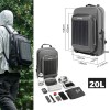 Rockbros H51 Cycling Backpack with Solar Panel - Black Rockbros H51 Cycling Backpack with Solar Panel - Black