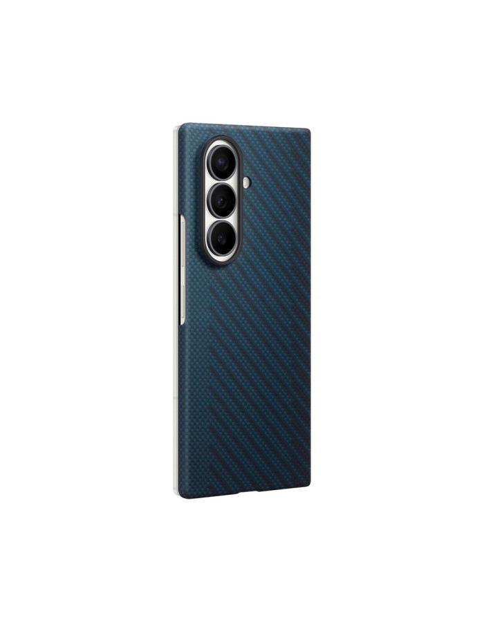 Samsung Carbon Magnet Case for Samsung Galaxy Z Fold 8 Ultra compatible with MagSafe + 2 anti-reflective films - navy blue