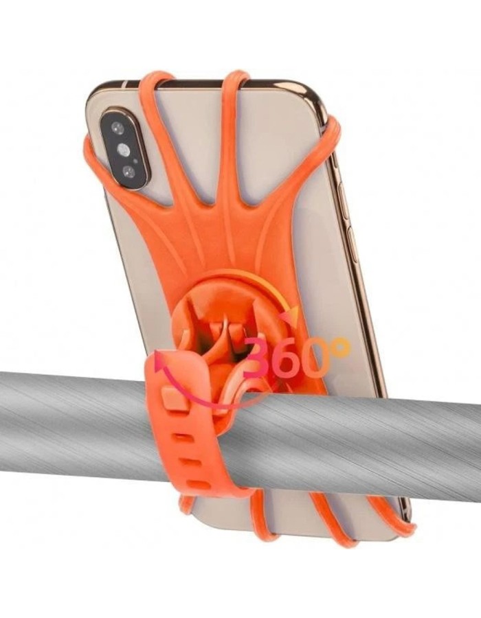 Rockbros LF436 Handlebar Clamp Phone Holder - Orange