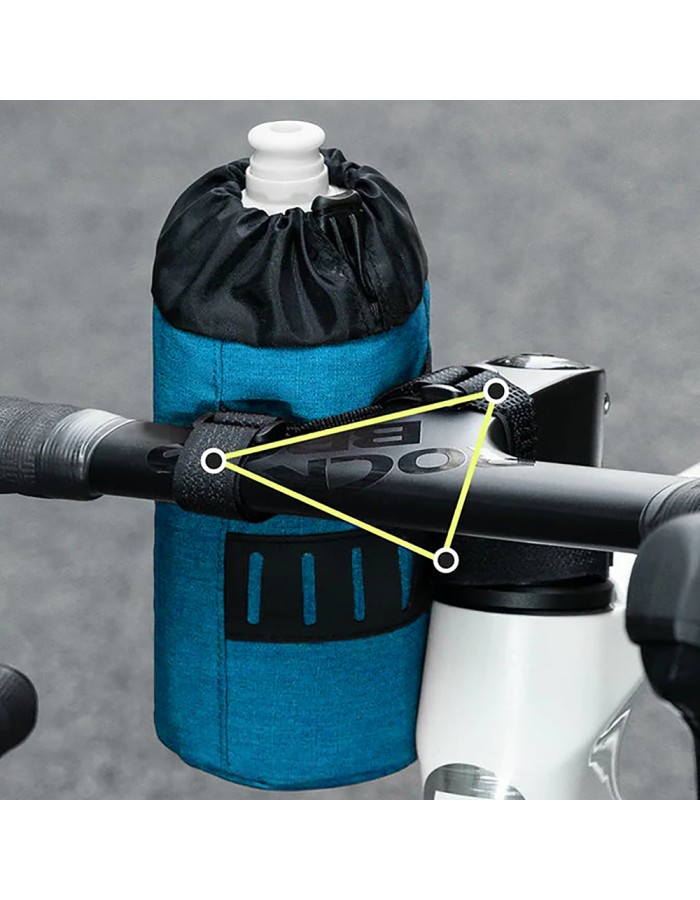 Rockbros G004 Flash Journey 1L Water Bottle Bag - Blue Rockbros G004 Flash Journey 1L Water Bottle Bag - Blue