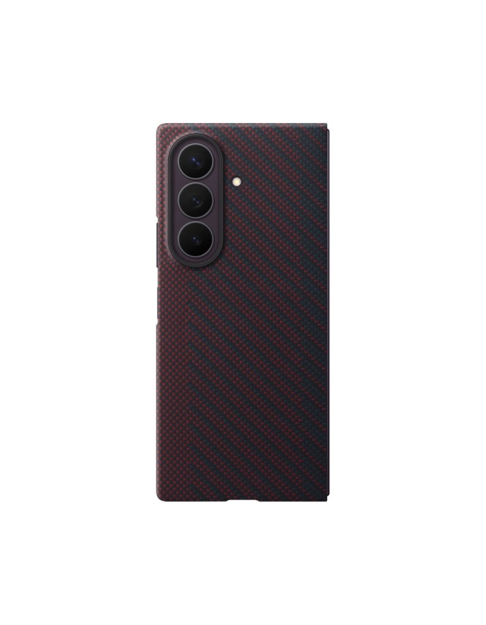 Samsung Carbon Magnet Case for Samsung Galaxy Z Fold 8 Ultra compatible with MagSafe + 2 anti-reflective films - red