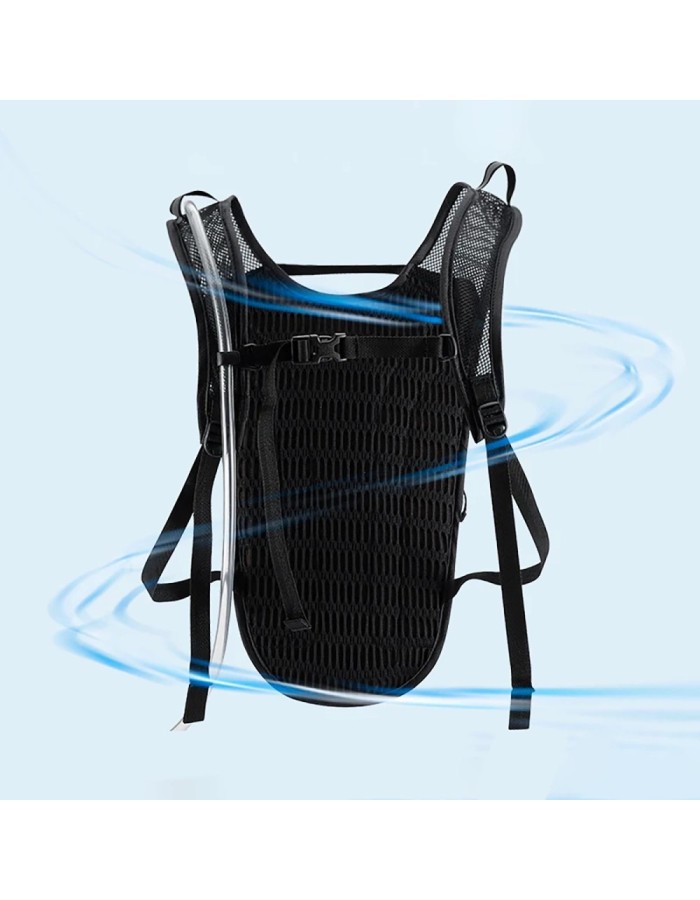 Rockbros H32 Hydration Backpack with 2L Water Reservoir for Cycling and Running - Black Rockbros H32 Hydration Backpack with 2L Water Reservoir for Cycling and Running - Black