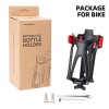 Rockbros 31210029 Motorcycle Bottle Holder - Black and Red