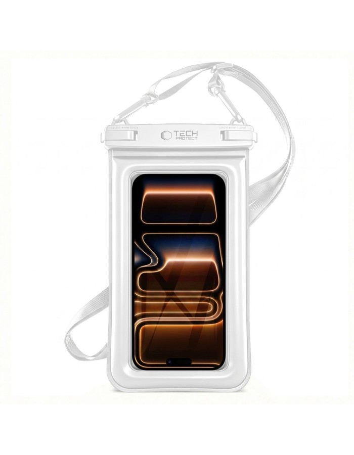 Tech-Protect UWC7 6.9" Waterproof Case - White Tech-Protect UWC7 6.9" Waterproof Case - White