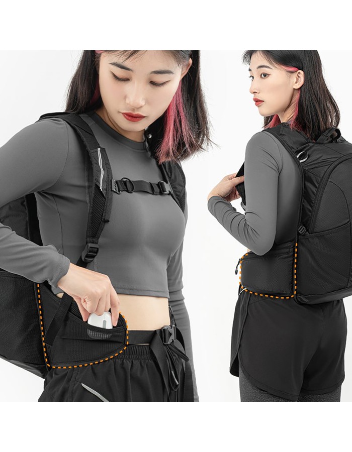Rockbros H9 city backpack 20 l lightweight waterproof - black Rockbros H9 city backpack 20 l lightweight waterproof - black