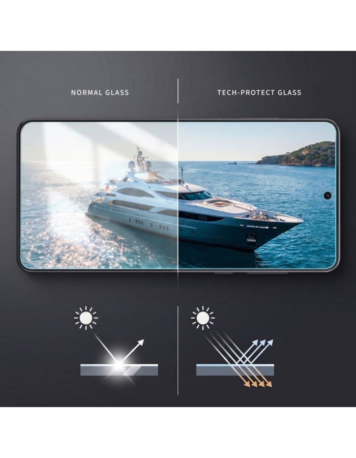 Tech-Protect Quick Set AR+ Anti-Reflective Glass for Samsung Galaxy S26 Ultra - Black Tech-Protect Quick Set AR+ Anti-Reflective Glass for Samsung Galaxy S26 Ultra - Black