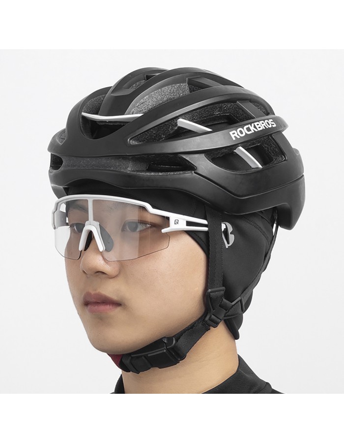 Rockbros Dala Winter Cycling Helmet Cap with Glasses Holes - Grey