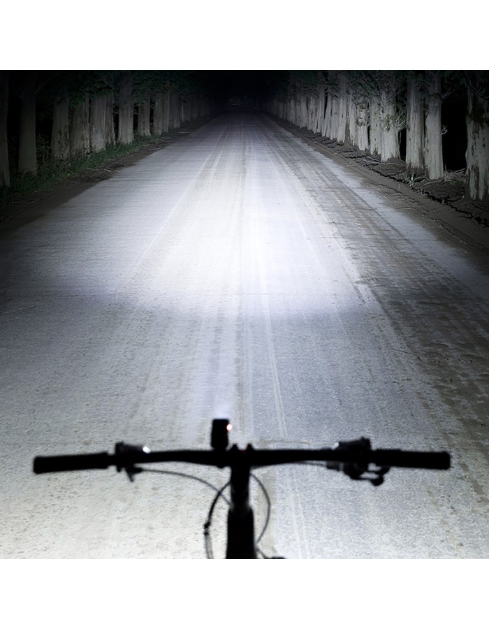 Rockbros 24710012001 front bicycle light 800 lm + USB-C - USB-A cable - black Rockbros 24710012001 front bicycle light 800 lm + USB-C - USB-A cable - black