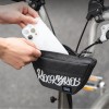 Rockbros G011 Flash Journey trapezoidal handlebar bike bag 0.7 l - black Rockbros G011 Flash Journey trapezoidal handlebar bike bag 0.7 l - black