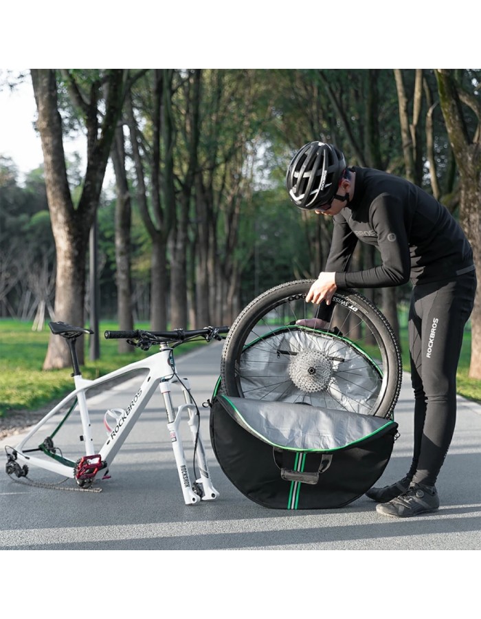 Rockbros D40 transport cover for ø74cm wheel - black