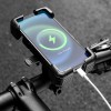 Rockbros HW-117 Handlebar Clamp Phone Holder - Black and Gray Rockbros HW-117 Handlebar Clamp Phone Holder - Black and Gray