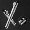 Rockbros HQ-67A-L03 Bicycle Pump with Pressure Gauge - Silver Rockbros HQ-67A-L03 Bicycle Pump with Pressure Gauge - Silver