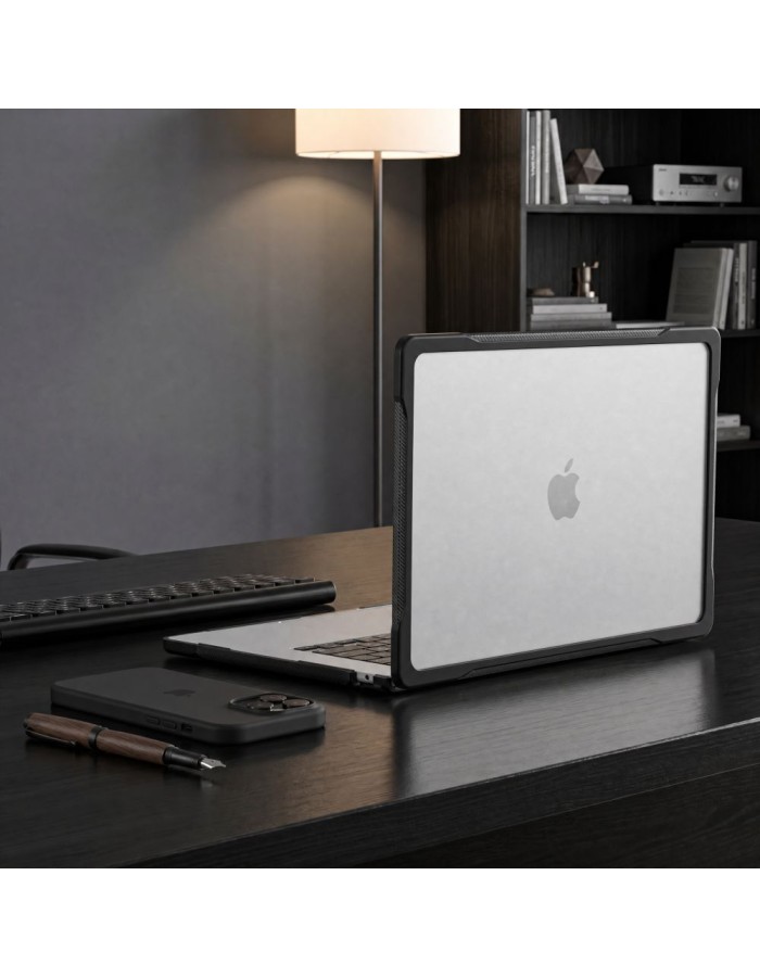 Tech-Protect Velar Case for MacBook Air 13" 2023 / 2024 / 2025 / 2026 - Transparent Black Tech-Protect Velar Case for MacBook Air 13" 2023 / 2024 / 2025 / 2026 - Transparent Black