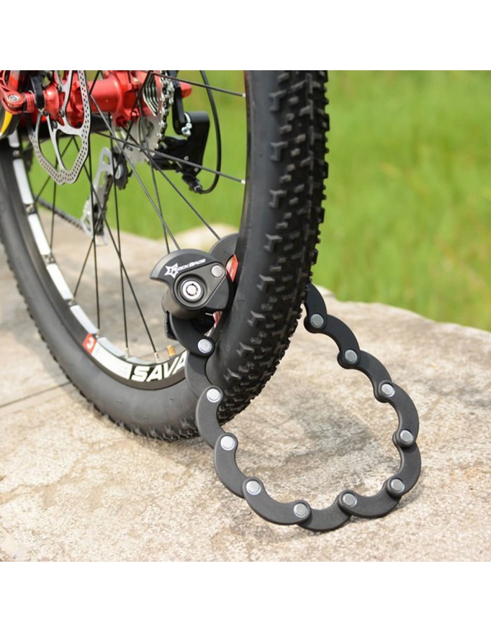 Rockbros WL798 Folding U-Lock Bike Lock - Black Rockbros WL798 Folding U-Lock Bike Lock - Black