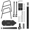 Rockbros RBHJ-1 Black Diamond Bike Rack with Mudguard and Quick Mount for 26-29" Mountain Bikes - Black Rockbros RBHJ-1 Black Diamond Bike Rack with Mudguard and Quick Mount for 26-29" Mountain Bikes - Black